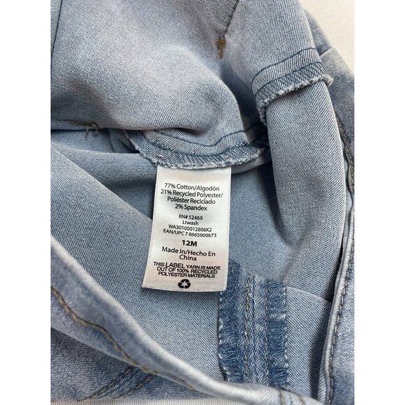 Wonder Nation Demineralization Girls SZ 12M Overall Jumper Dress - Picture 7 of 8